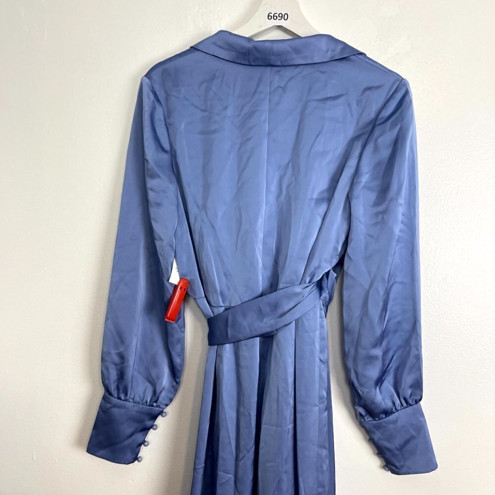 Mac Duggal Blue Midi Dress - Picture 9 of 11